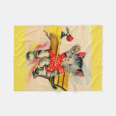 Katzenschüler Fleecedecke (Vorderseite (Horizontal))