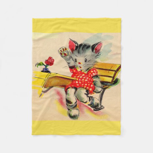 Katzenschüler Fleecedecke (Vorderseite)