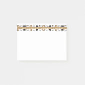 Katzenschwanz Post-it Klebezettel (Vorderseite)