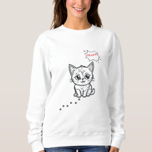 Katzenschwitzen Sweatshirt (Vorderseite)