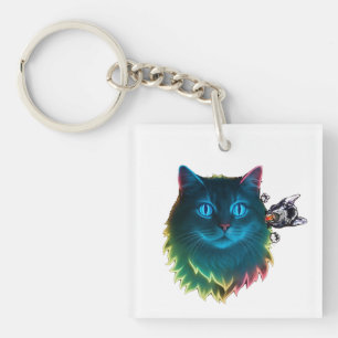 Katzenseoule Schlüsselanhänger