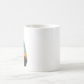 KatzenSilhouette verblasst Kaffeetasse (Mittel)