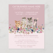 Katzensitting-Service Flyer (Hinten)