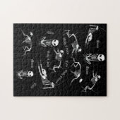 Katzenskelettpuzzlespiel Puzzle (Horizontal)