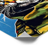 Katzensoldaten Armee Ukraine Poster (Ecke)