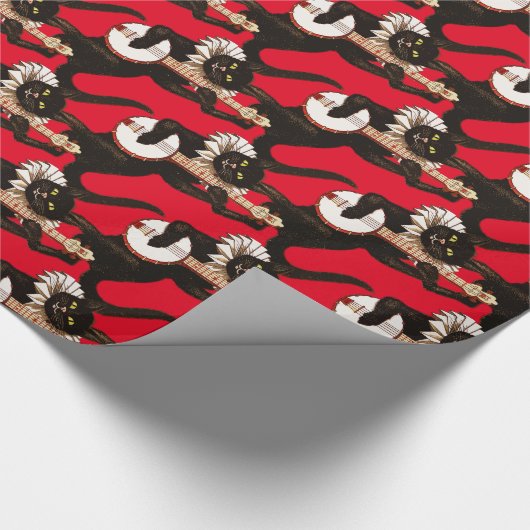 Katzenspiel Banjo Thunder_Cove Geschenkpapier (Ecke)