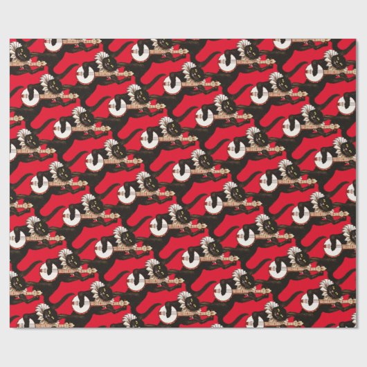 Katzenspiel Banjo Thunder_Cove Geschenkpapier (Flach)