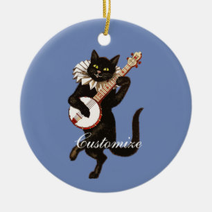Katzenspiel Banjo Thunder_Cove Keramik Ornament