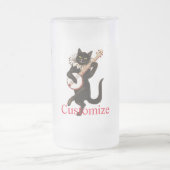 Katzenspiel Banjo Thunder_Cove Mattglas Bierglas (Mittel)