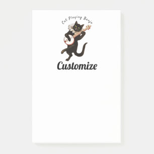Katzenspiel Banjo Thunder_Cove  Post-it Klebezettel