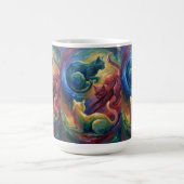 Katzenspiel - Ein Abstraktes Kaffeetasse (Mittel)