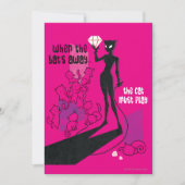 Katzenspiel Einladung (Vorderseite)