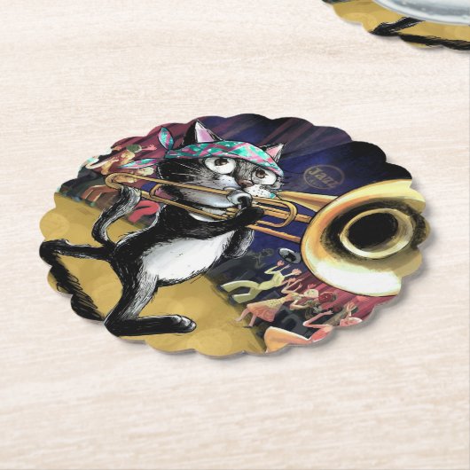 Katzenspiel Untersetzer (angewinkelt)
