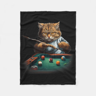 Katzenspielbecken Billard Coole Funny Cats Männer Fleecedecke