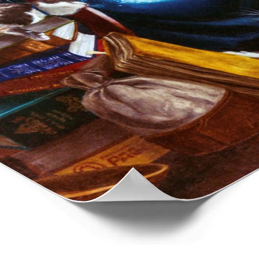 Katzenspielzeug - Print oder Poster (Ecke)