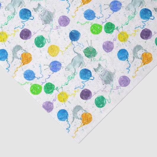 Katzenspinngarne Seidenpapier (Ausschnitt)