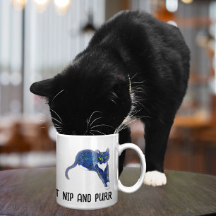 Katzenspitzen und Katzenjacke Tasse für Katzenlieb