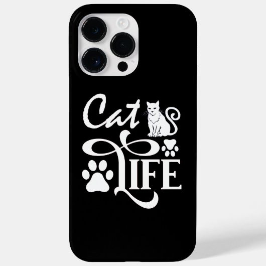 Katzensprache Case-Mate iPhone Hülle (Rückseite)