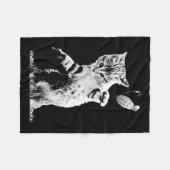 Katzensprung Grenade Funny Kitty Cat Grenade Szene Fleecedecke (Vorderseite (Horizontal))
