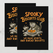 Katzenspuke Einladung (Vorne/Hinten)