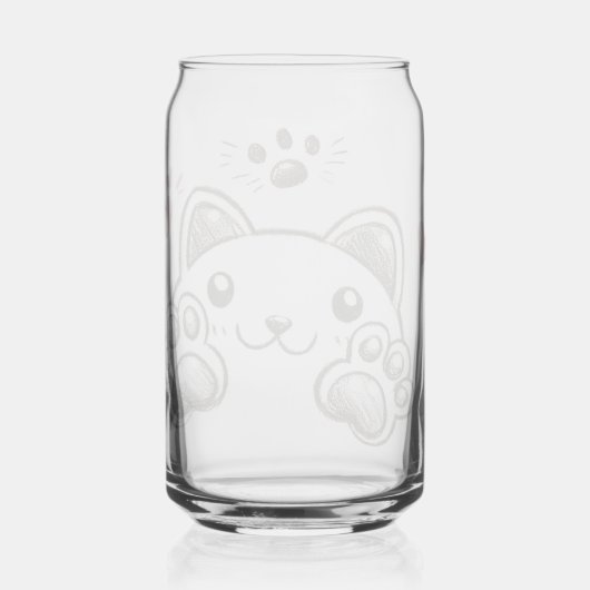 Katzenspuren Dosenglas (Rückseite)