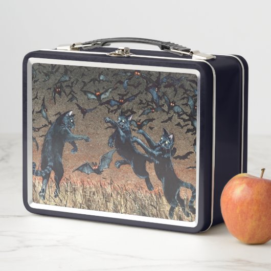 Katzenstapel Metall Brotdose (Beispiel)