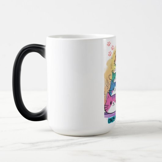 Katzenstapel Verwandlungstasse (Links)