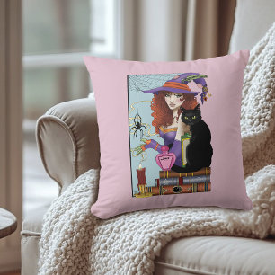 Katzenstiefel Hexentränke Kissen