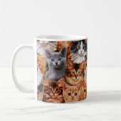 Katzenstoff-Tasse Kaffeetasse (Links)