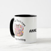 Katzenstricken Tasse (Vorderseite Links)