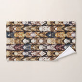 Katzenstruktur Badhandtuch Set (Handtuch)