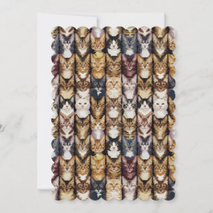 Katzenstruktur Einladung