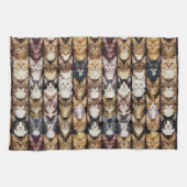 Katzenstruktur Geschirrtuch (Horizontal)