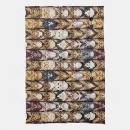 Katzenstruktur Geschirrtuch