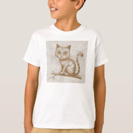 Katzenstruktur IN Retro 90 Designs T-Shirt