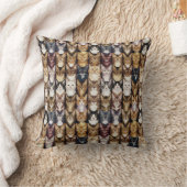 Katzenstruktur Kissen (Decke)