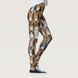 Katzenstruktur Leggings