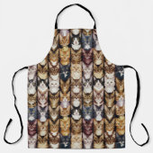 Katzenstruktur Schürze (Vorderseite)