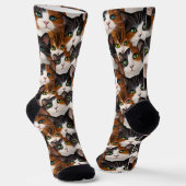 Katzenstucken Socken (Gewinkelt)