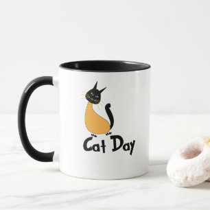 Katzentag Katzenliebhaber Tasse