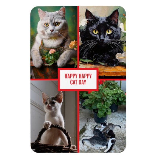 Katzentag magnet (Vertikal)