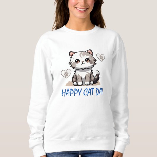 KATZENTAG SWEATSHIRT (Vorderseite)