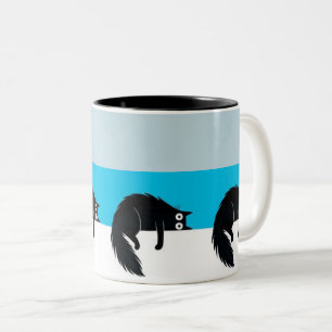 KatzenTasse Zweifarbige Tasse