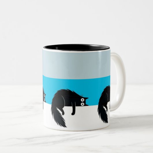 KatzenTasse Zweifarbige Tasse (VorderseiteRechts)