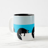 KatzenTasse Zweifarbige Tasse (Vorderseite Links)