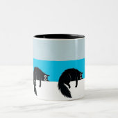 KatzenTasse Zweifarbige Tasse (Mittel)