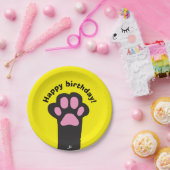 Katzentatze Pappteller (Party)