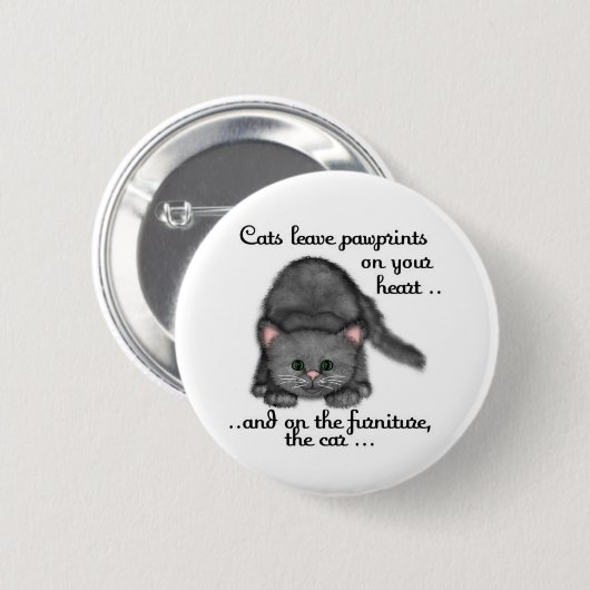 Katzentatzendrucke Button (Vorne & Hinten)