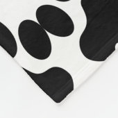 Katzentatzenmuster Fleecedecke (Ecke)