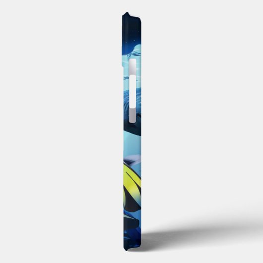 Katzentaucher und Haifisch, der lächelt Case-Mate iPhone Hülle (Rückseite / Links)